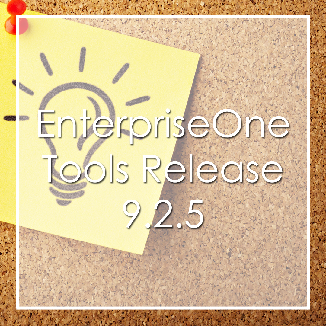 JD Edwards Tool Release 9.2.4.4